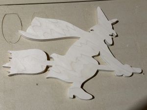 wood   halloween  bad witch  unfinished