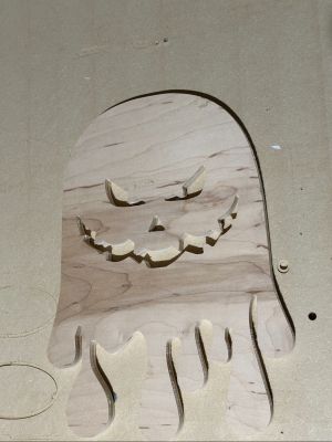 wood   halloween  ghost  unfinished