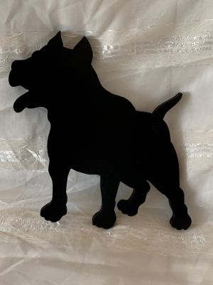 wood   sihlouette  boxer 