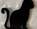 wood   sihlouette  fat cat 
