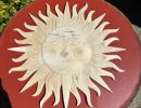wood   sundial  unfinished 