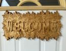 wood   welcome sign model